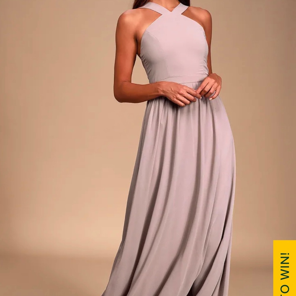 Air of Romance Taupe Maxi Dress Lulus